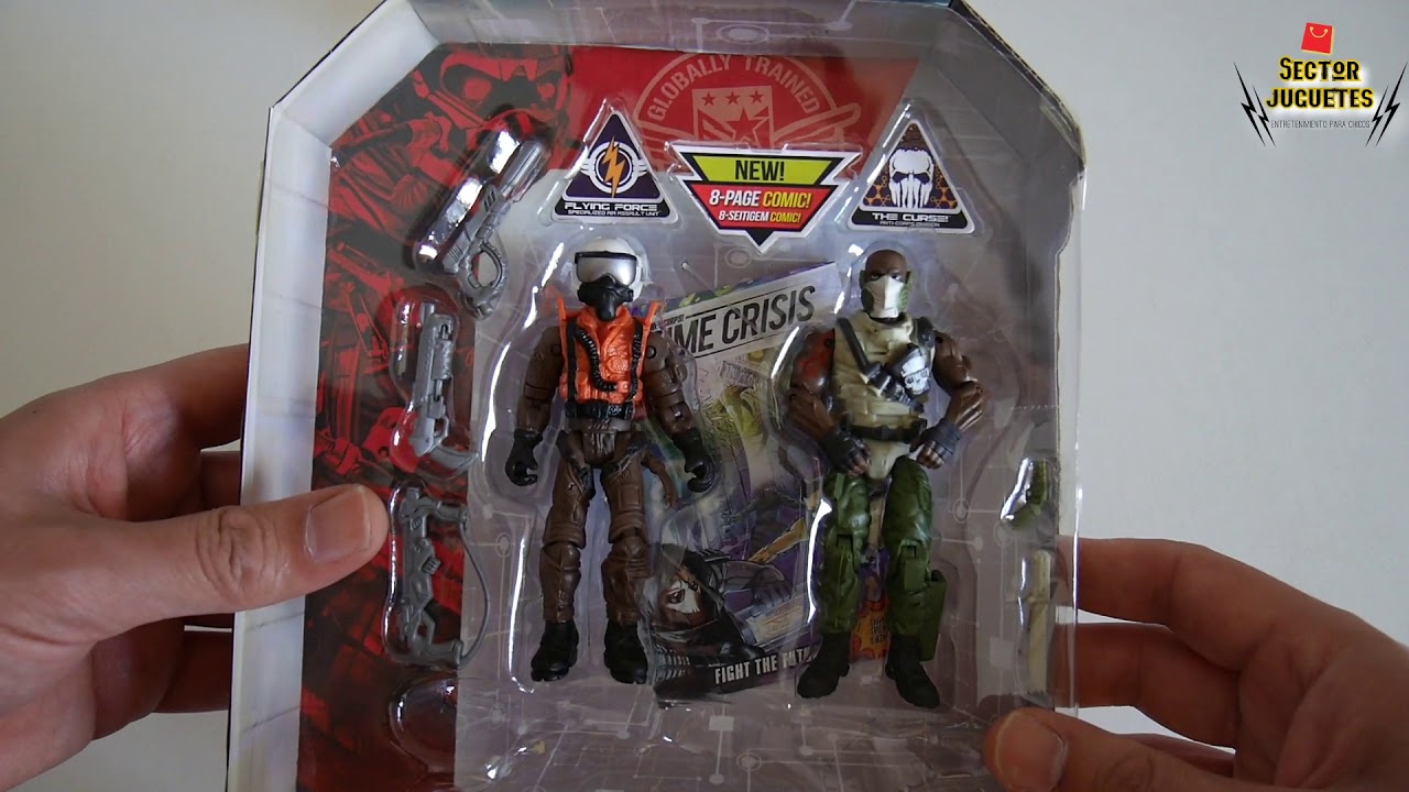 The Corps! Pack doble soldados con helicoptero y drone - military Action Figures Battle Pack
