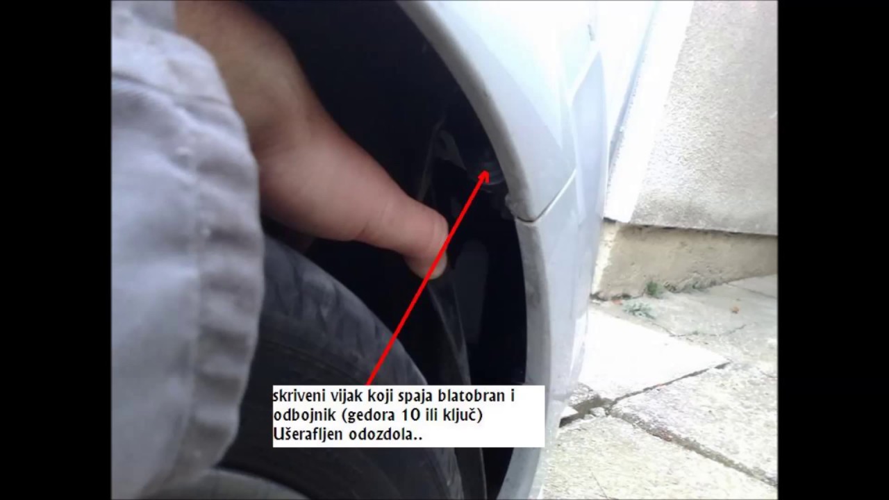 Removing the front bumper Renault Clio 3 phase 2, year 2010