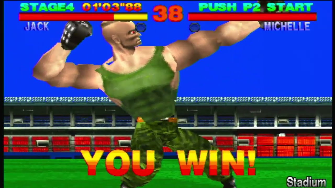 Tekken 1 (arcade version) jack