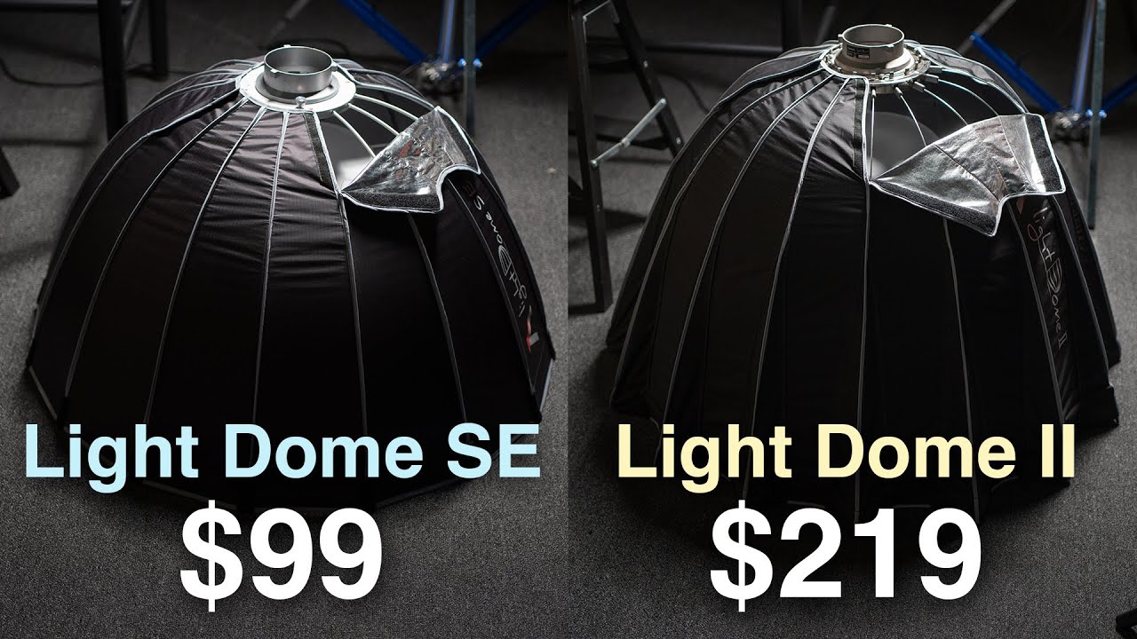 Aputure's $99 Light Dome SE vs $219 Light Dome II - Budget vs Premium Option!