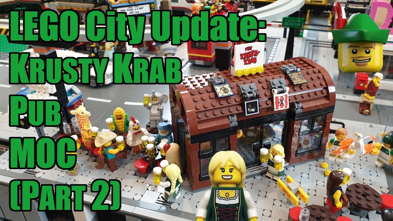LEGO City Update - Krusty Krab Pub MOC (Part 2) 🍺🏹