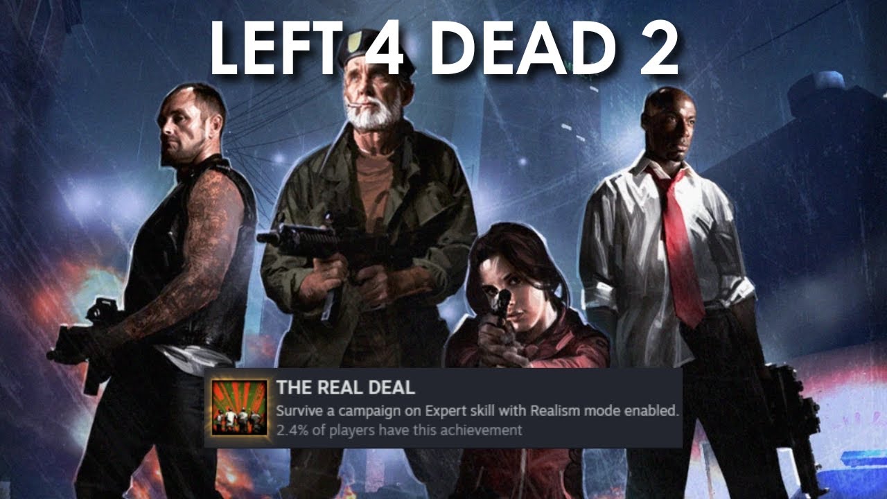 4 Friends Beat L4D2's No Mercy on Expert Realism