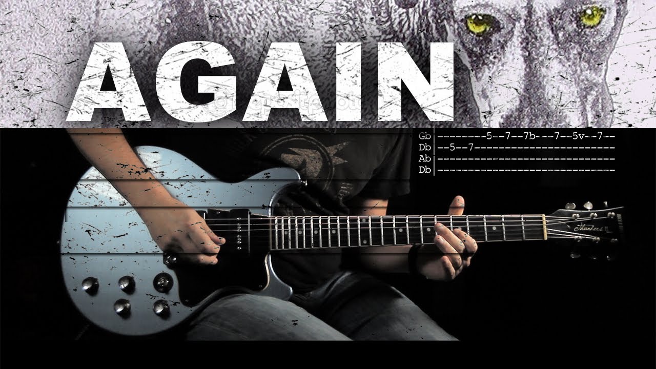 Again - Alice in Chains | Vocal + Guitar Cover | Solo + Tabs | Bass Cover
