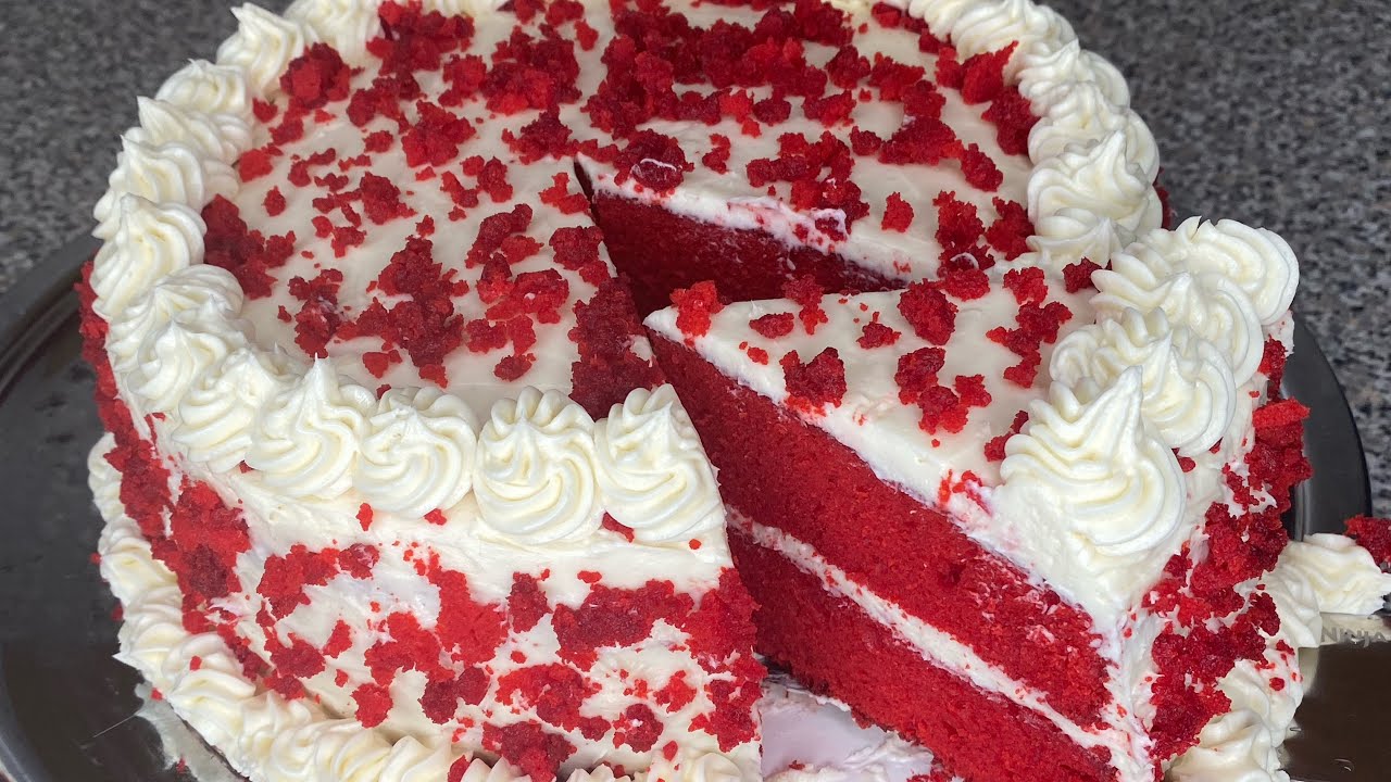 No Cocoa Red Velvet Cake (Southern Style)