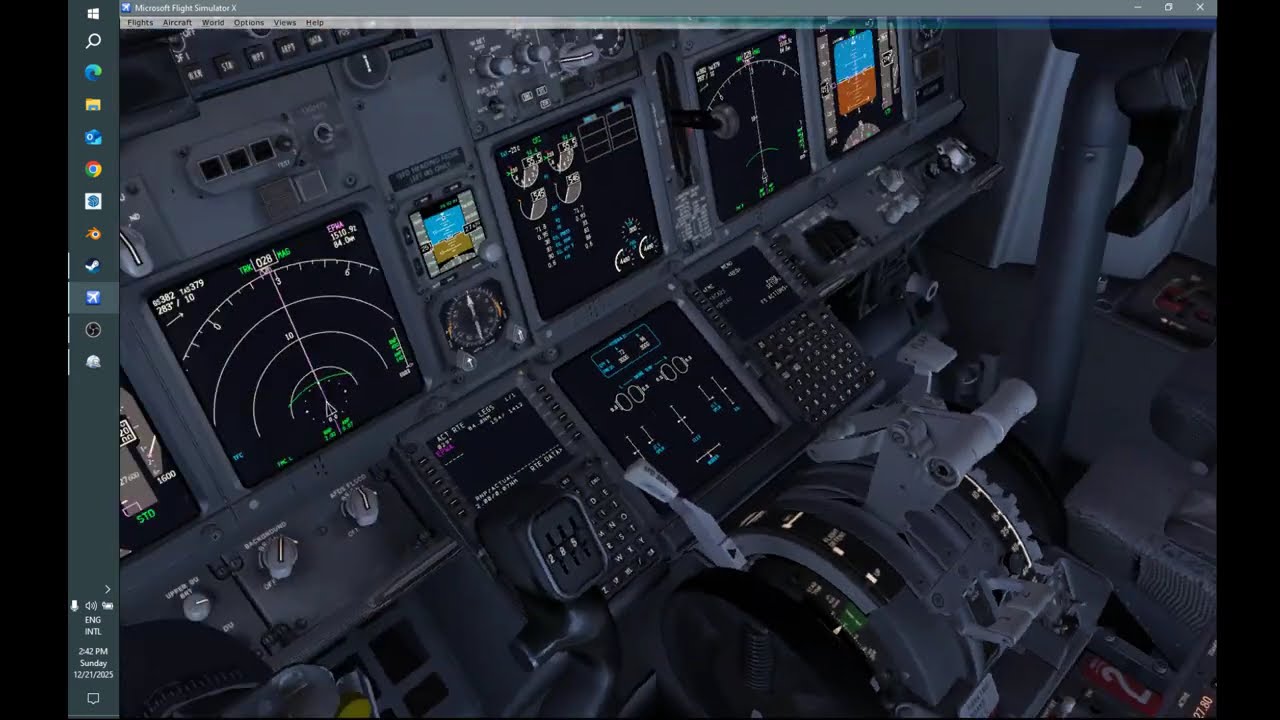 Chaotic Landing at Warsaw PMDG 737 - FSX