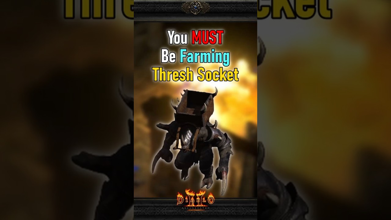 If Your Not Running Thresh Socket, Your Missing Out #d2r #diablo2resurrected #gaming