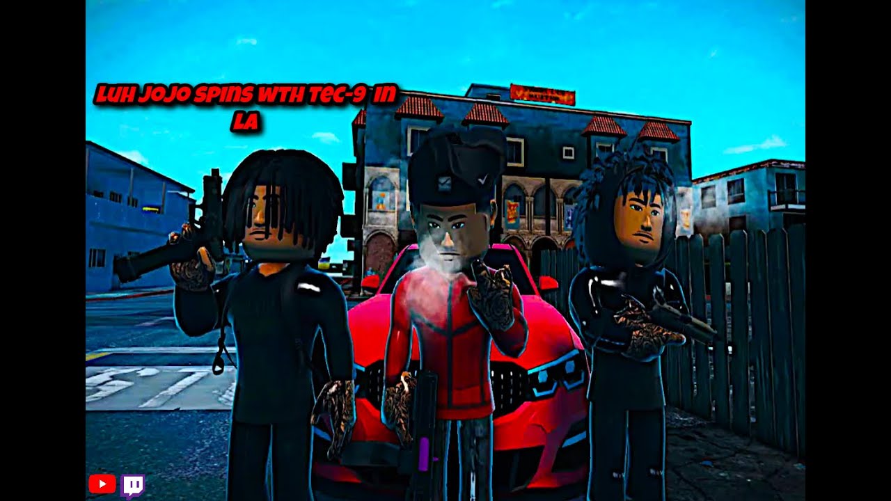 I SPUN MY OPS BLOCK WITH A TEC-9 ON ROBLOX GTA 5 l gun testing (CONSOLE)