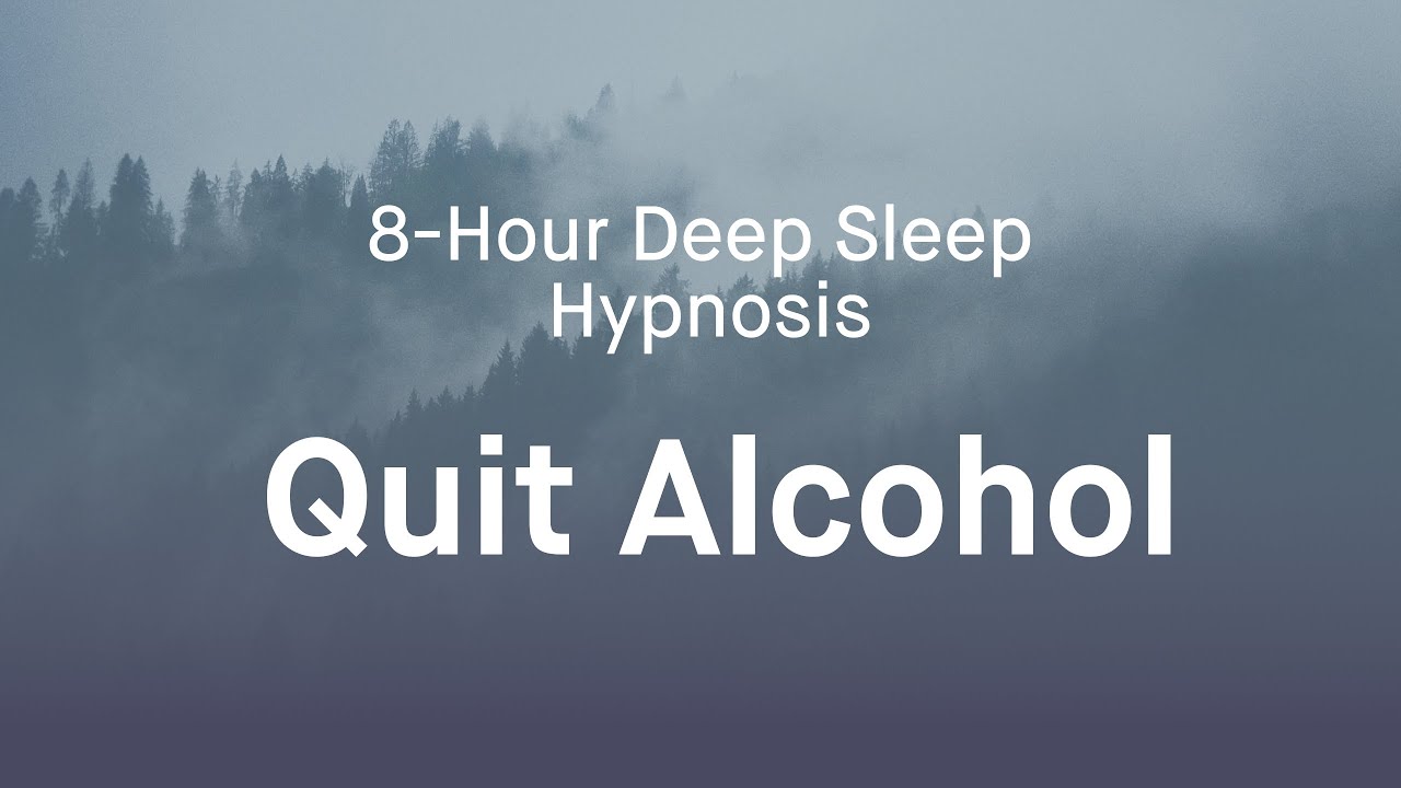 Hypnotherapy for Quitting Alcohol | Black Screen Deep Sleep Meditation and Hypnosis