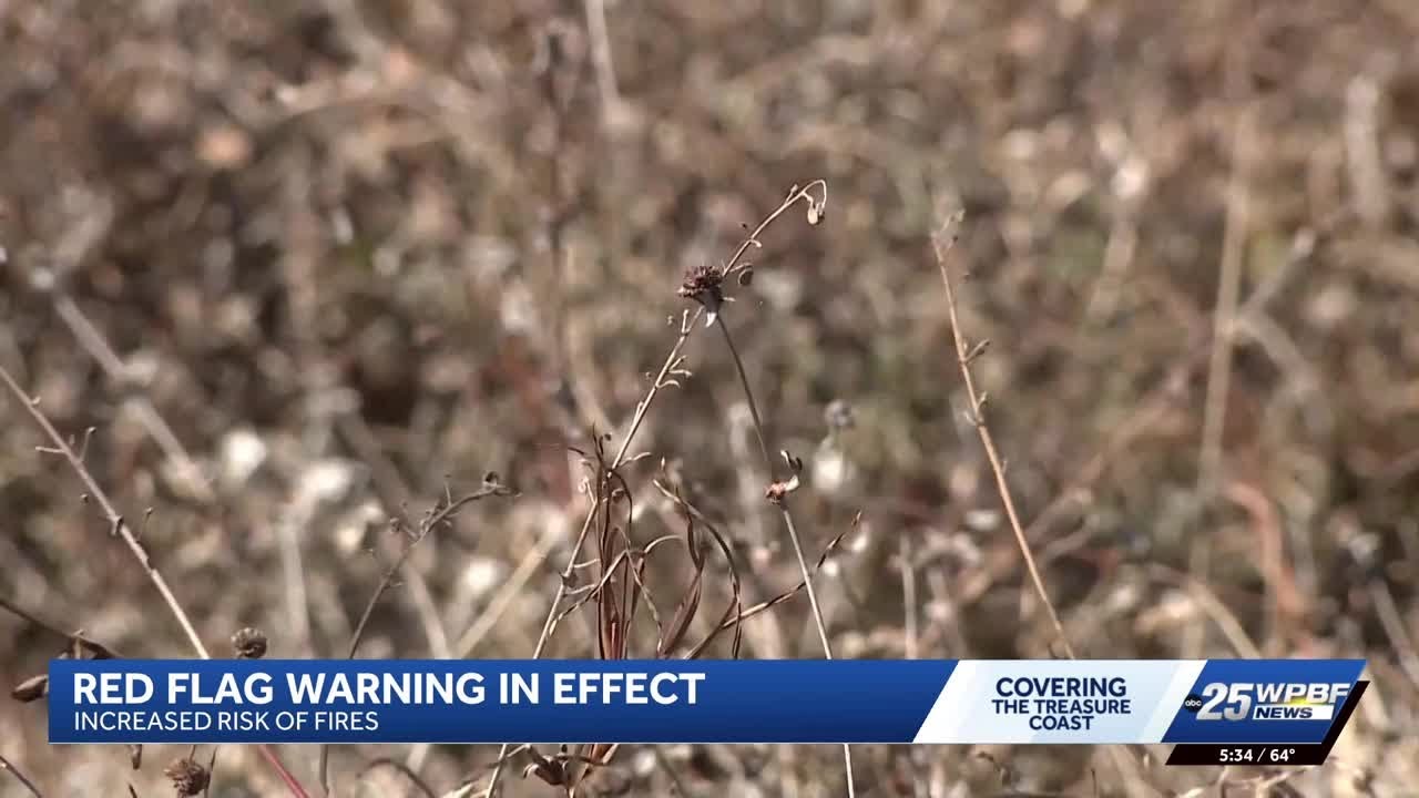 High fire danger prompts caution on Treasure Coast