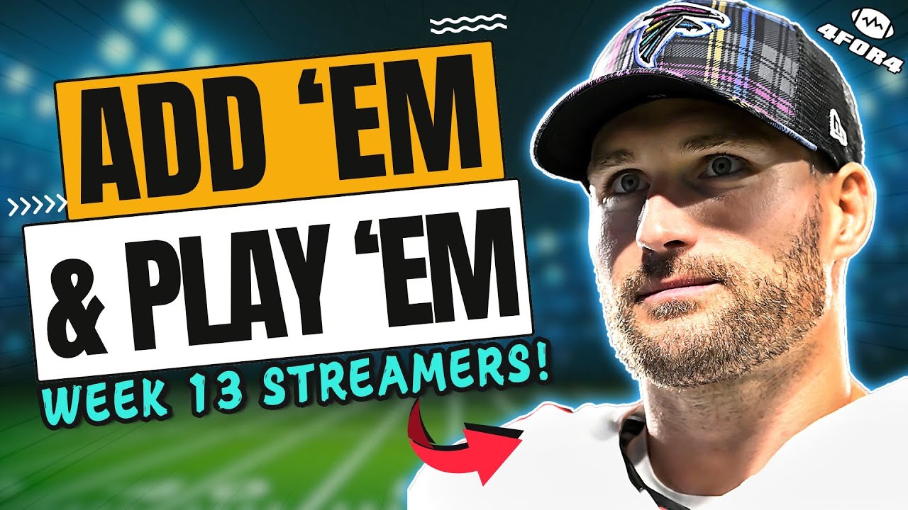 Week 13 Must Start Streams of the Week! | 2025 Fantasy Football