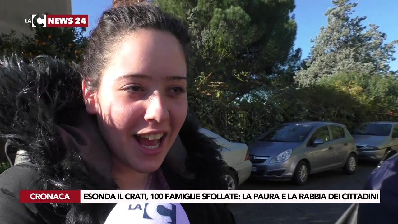 ESONDA IL CRATI, 100 FAMIGLIE SFOLLATE: LA PAURA E LA RABBIA DEI CITTADINI