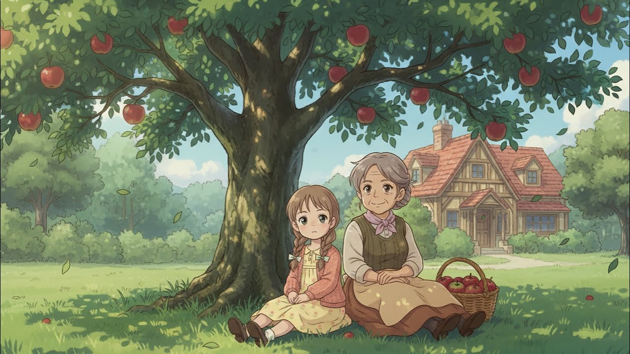 A Quiet Village Day 🌾 | Ghibli-Style Family Routine & Night Rain ASMR