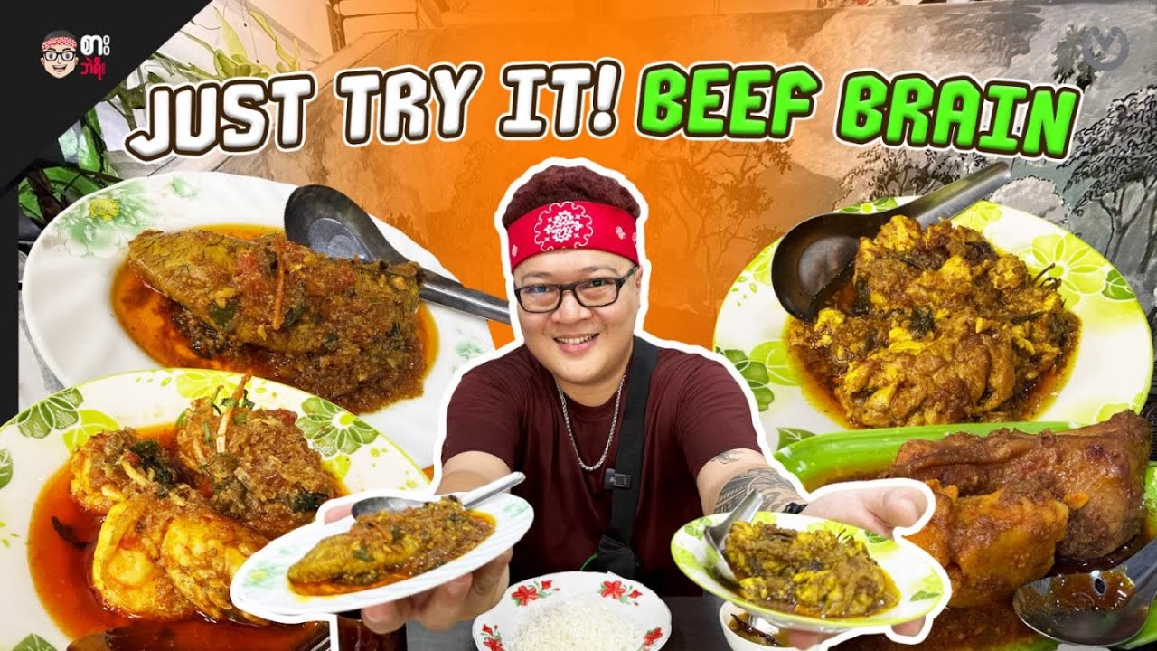 Just try it! | Beef Brain | Aunty Thein Restaurant