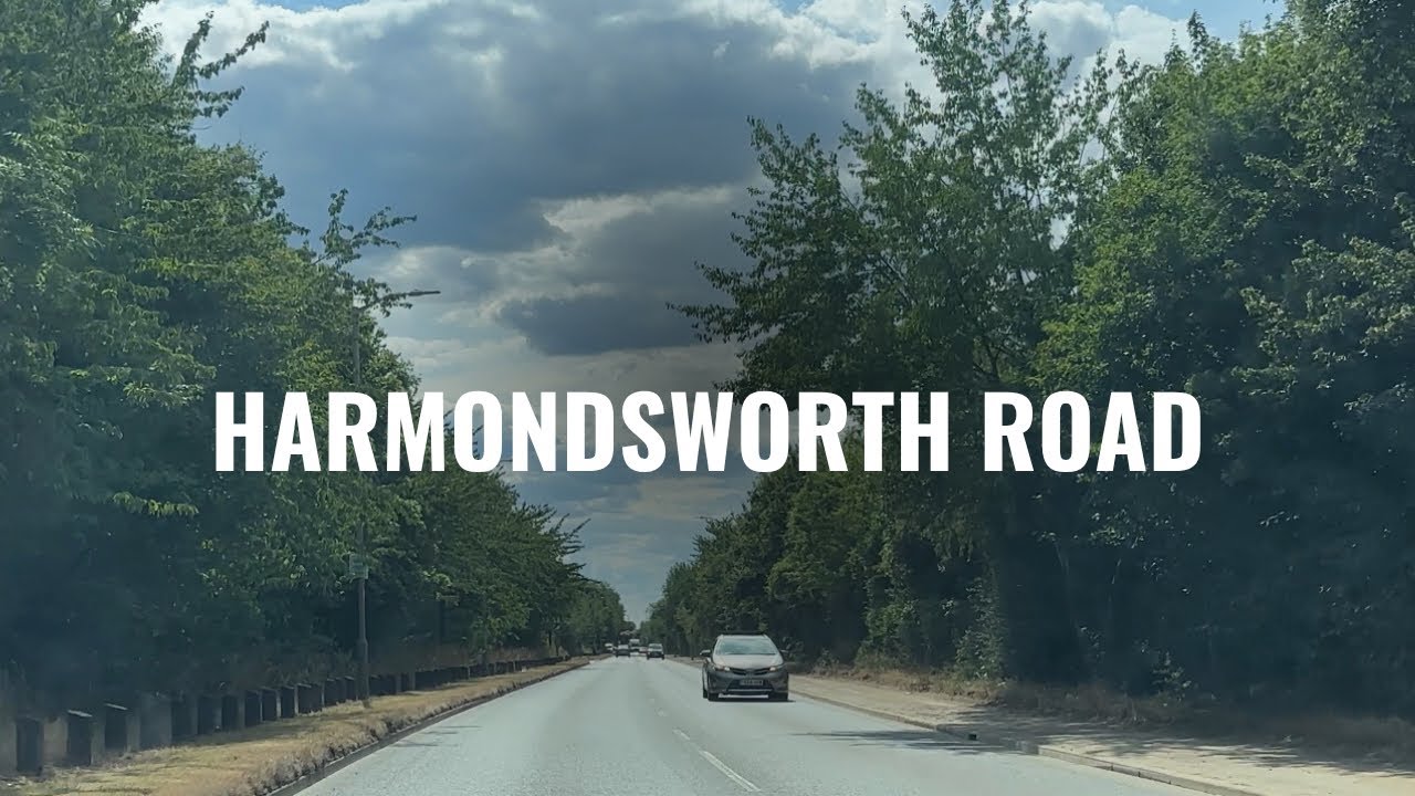Harmondsworth Road, West London – Driving – 4K