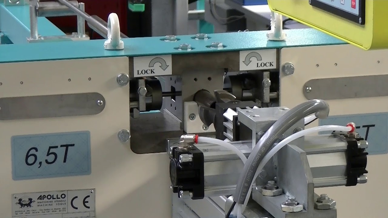 Apollo modular 2 horizontal heads tube punch with rotary vise 90 &deg;