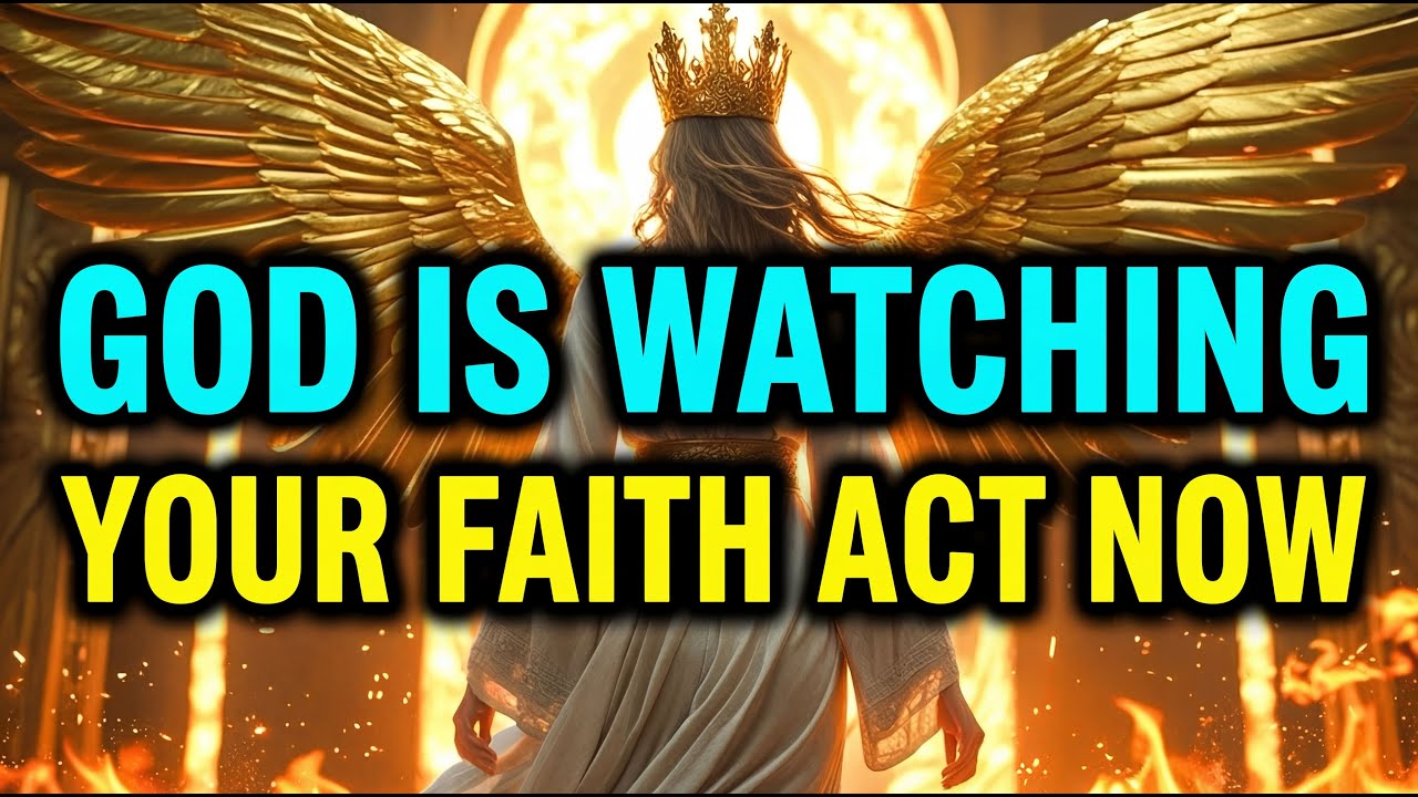 GOD IS WATCHING YOUR FAITH ACT NOW