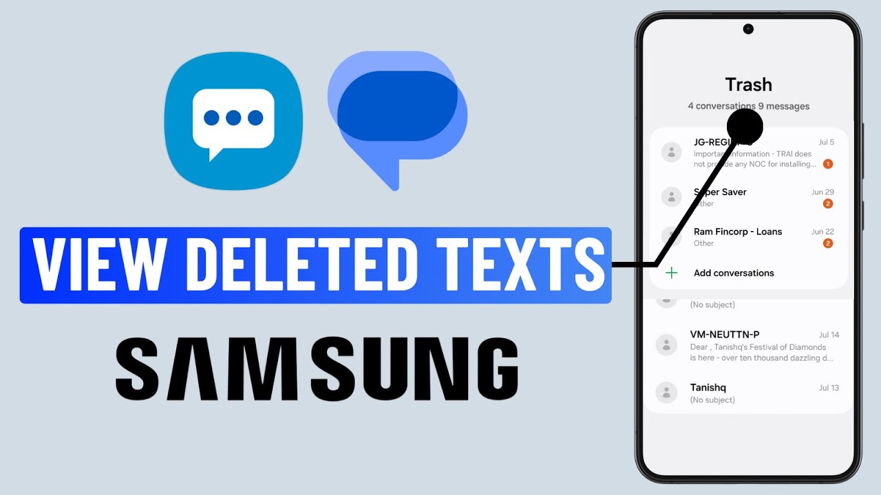 How to Retrieve Deleted or Archived Text Messages on Samsung Phone
