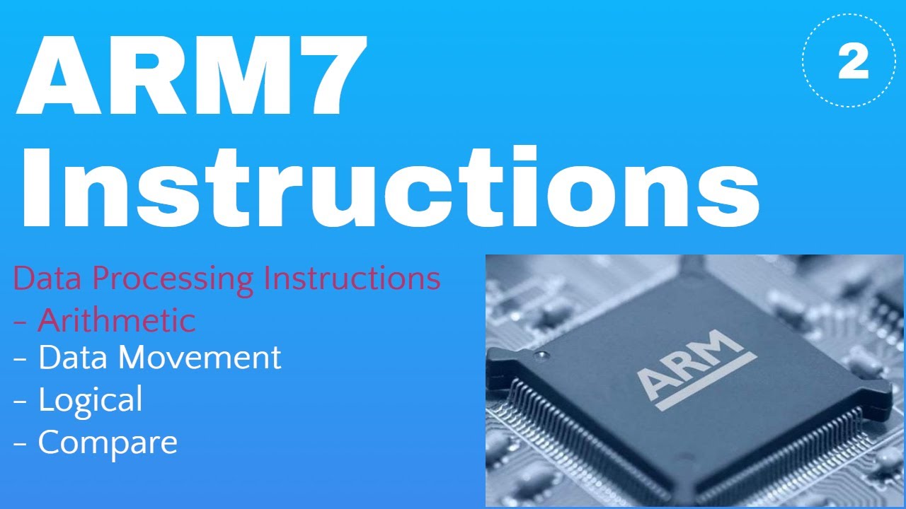 ARM Instruction Set - Data Processing Instructions  - Arithmetic