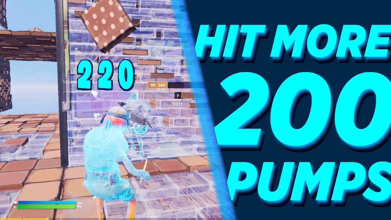 4 Tips To IMPROVE aim and hit more 200 PUMPS in Fortnite
