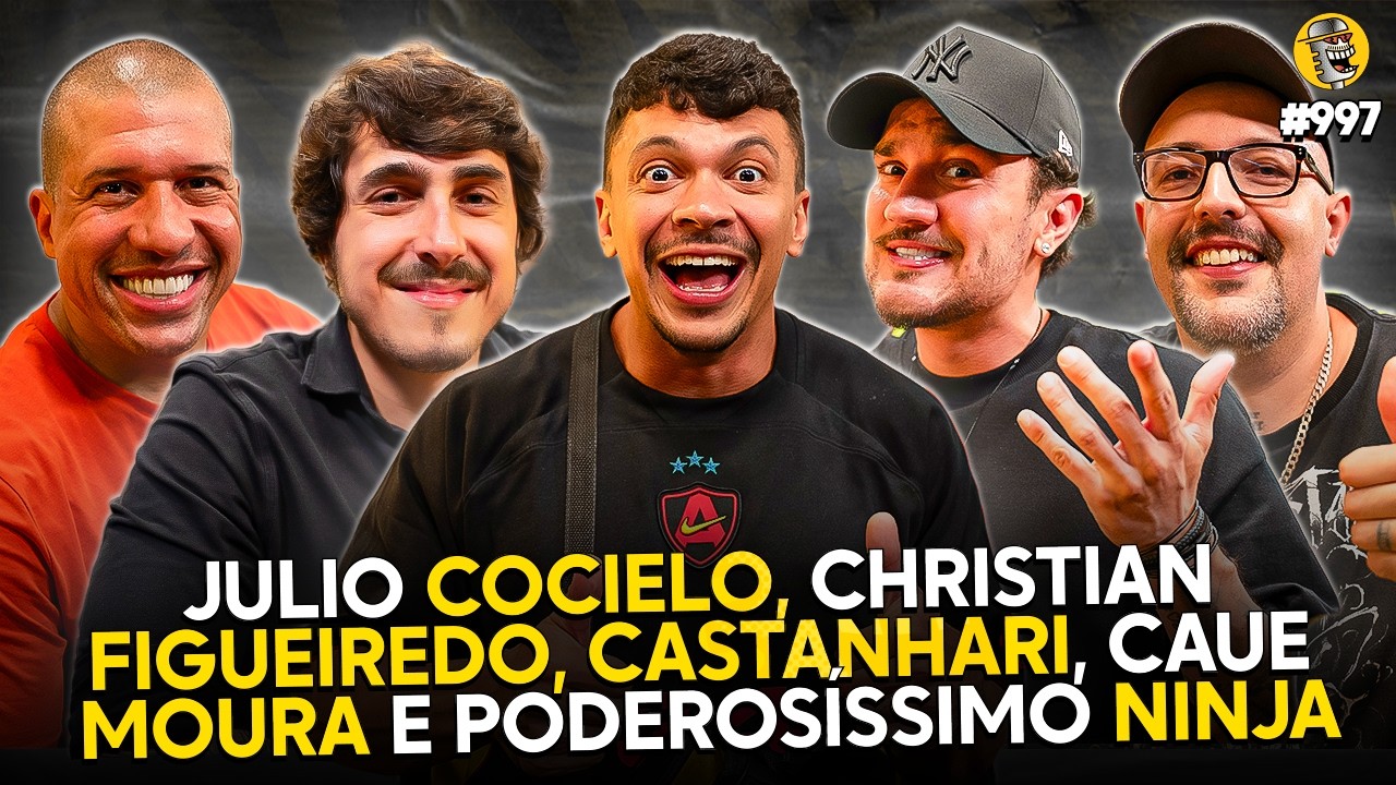 JULIO COCIELO, CHRISTIAN FIGUEIREDO, CASTANHARI, CAUE MOURA & PODEROSÍSSIMO NINJA - Podpah #997