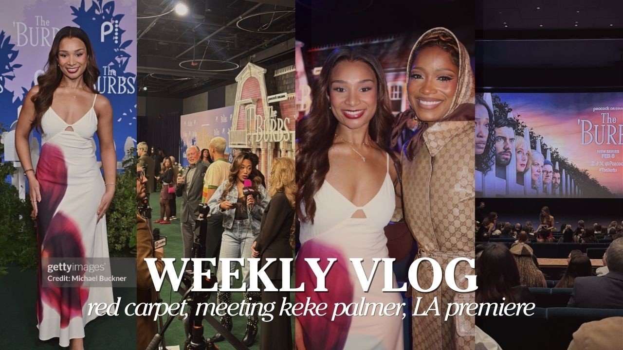 WEEKLY VLOG (my first red carpet, meeting Keke palmer, LA premiere) | Tanea Marie