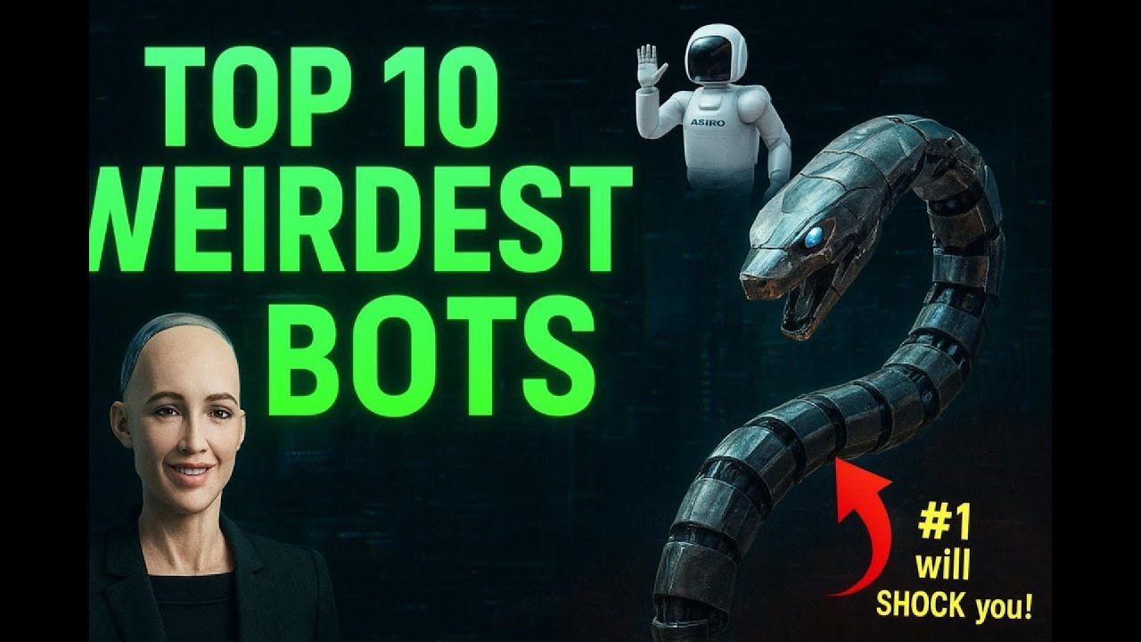 Top 10 Weirdest AI Robots Ever Built  #AIRobots #Top#RobotFacts #FuturisticTech #AIInventions
