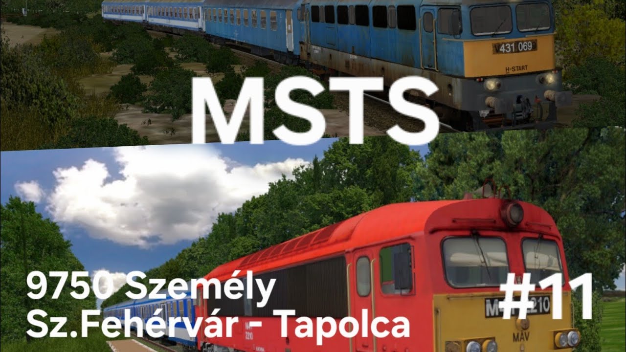 MSTS/OR ÉSZAKI PART PÁLYA - 9750 sz. Személyvonat (Székesfehérvár - Tapolca) #11. RÉSZ