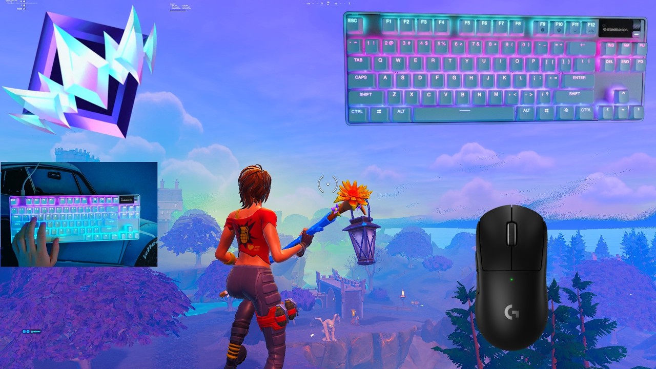 SteelSeries Apex Pro TKL Gen 3 ASMR 😴 Ranked Reload 👑Satisfying Keyboard Fortnite 360 FPS 4K
