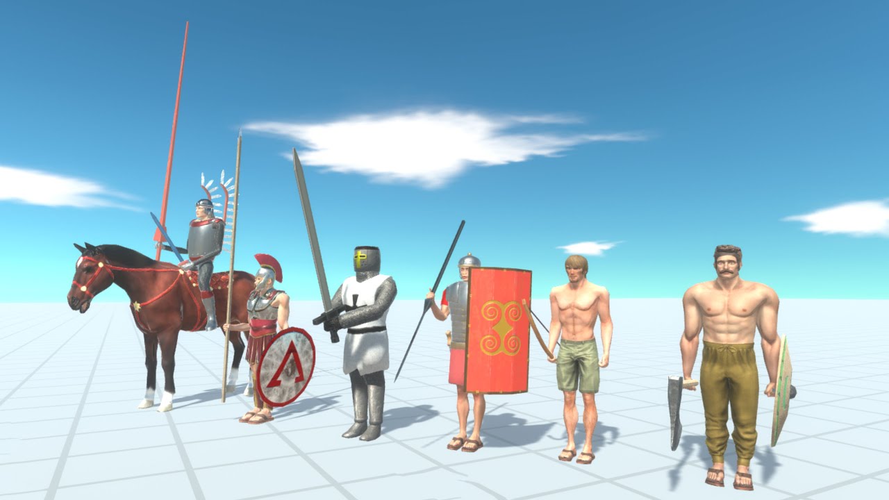 ALL ANCIENT HUMANS vs EVERY UNIT - Animal Revolt Battle Simulator