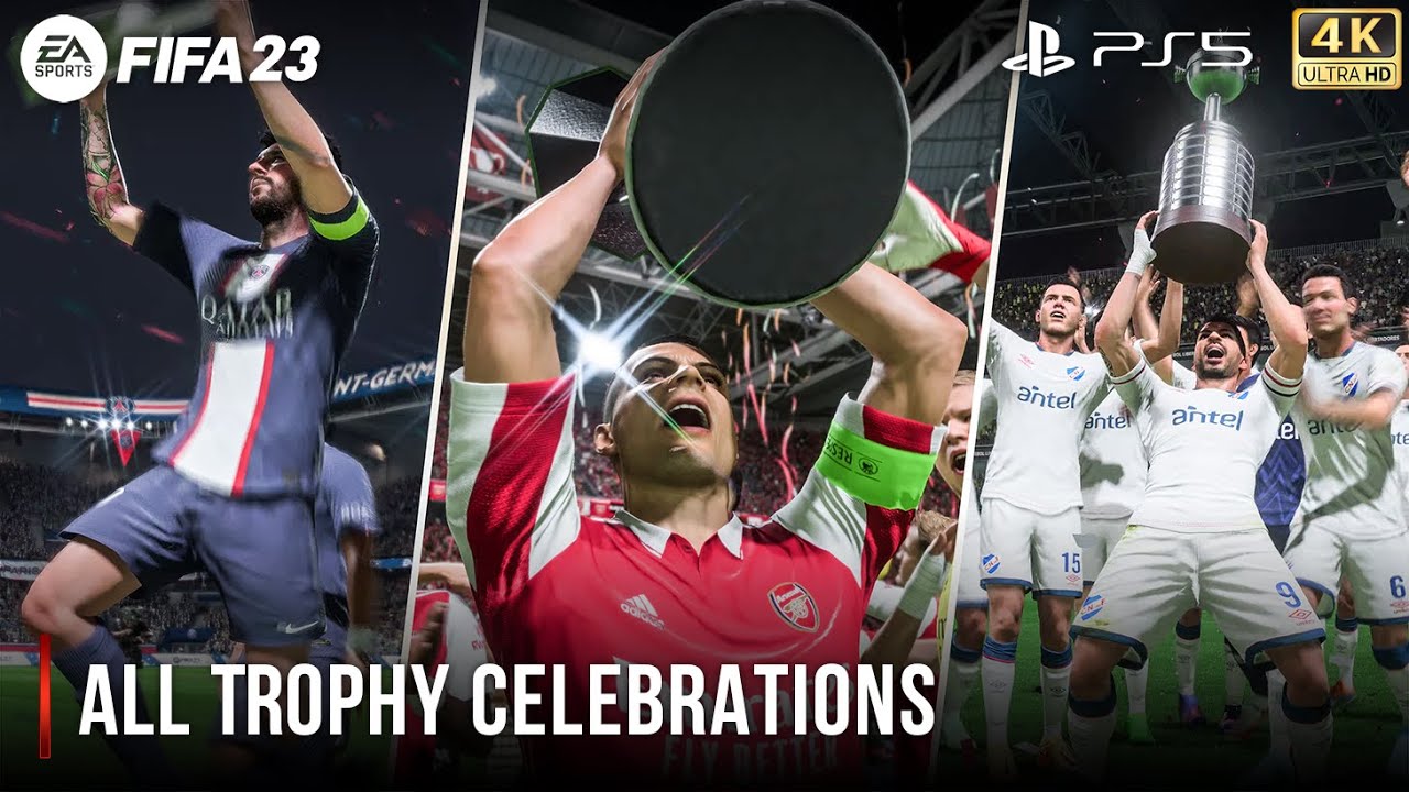 FIFA 23 | All Trophy Celebrations | PS5™ 4K 60FPS