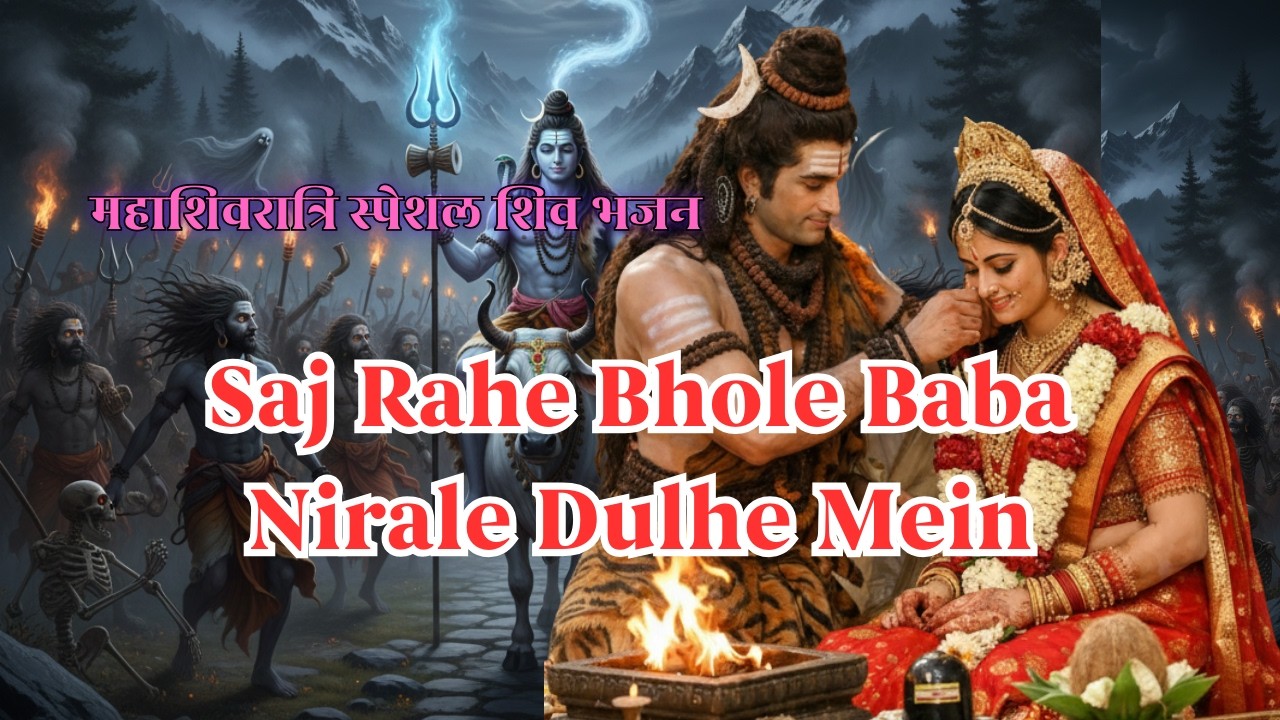 सज रहे भोले बाबा निराले दूल्हे में | भोलेनाथ विवाह गीत | Shiv Bhakti | Bhajan Ganga | Maha Shivratri