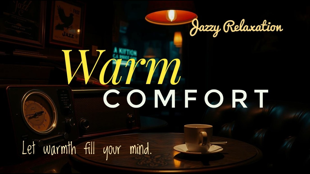 Late Evening Smooth Jazz 🎶 Warm Sounds for Deep Comfort