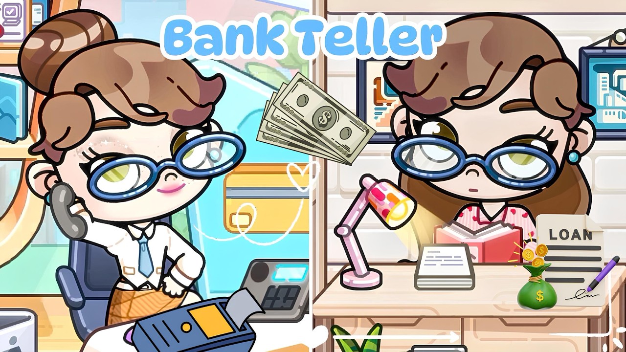 Bank Teller Evening  Routine 🏦 👩🏼‍💼💵 | Avatar World | Routine