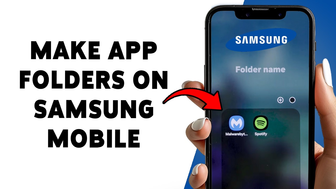 Как создать папки для приложений на Samsung 2026 | Как переместить несколько приложений в ОДНУ папку