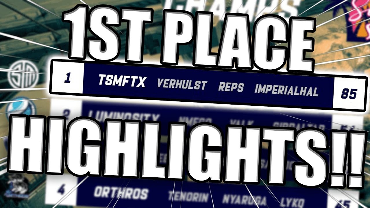 1ST PLACE ALGS SCRIMS HIGHLIGHTS!! (Session 2) | TSMFTX ImperialHal