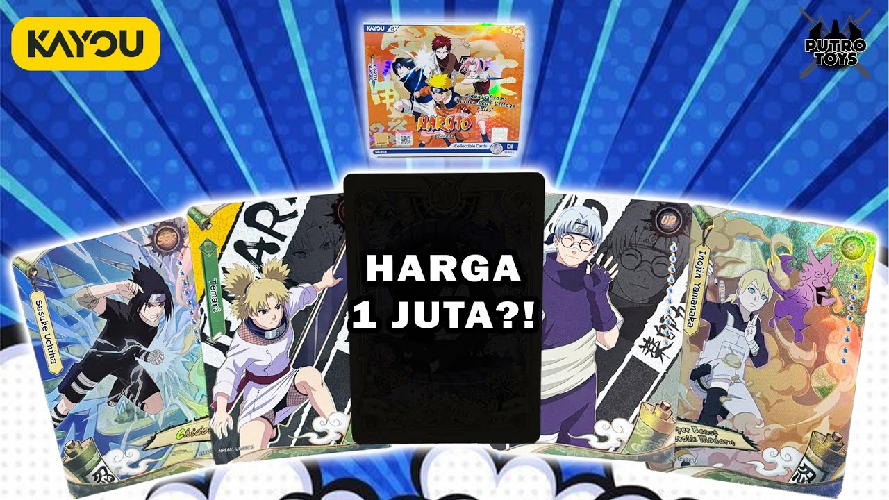 DAPET KARTU HARGA 1 JUTA?! REVIEW & BREWEK KAYOU CARD NARUTO T2W1 SEA EDITION BAHASA INDONESIA
