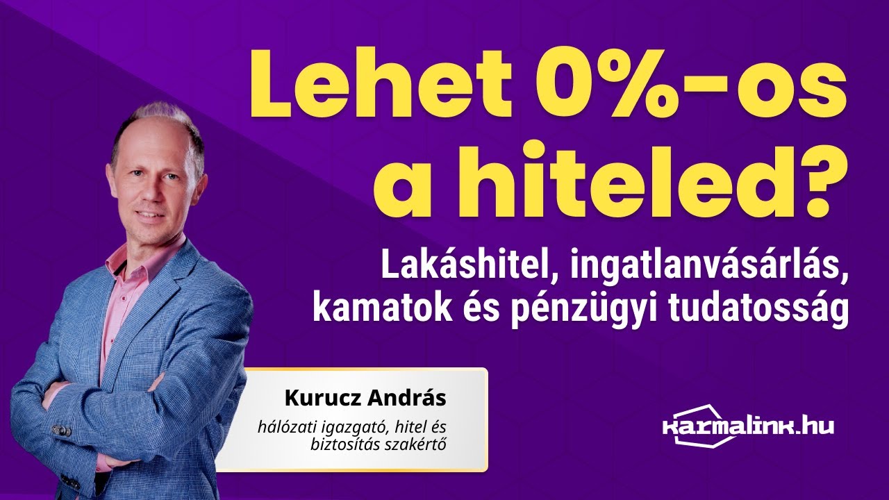 Lehet 0%-os a hiteled? - Lakáshitel, ingatlanvásárlás, kamatok és pénzügyi tudatosság