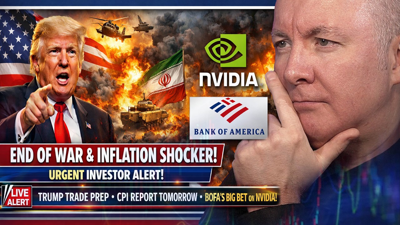 Trump Trade Before CPI: Iran War, Nvidia $300 Target & Market Rebound | Martyn Lucas Investor