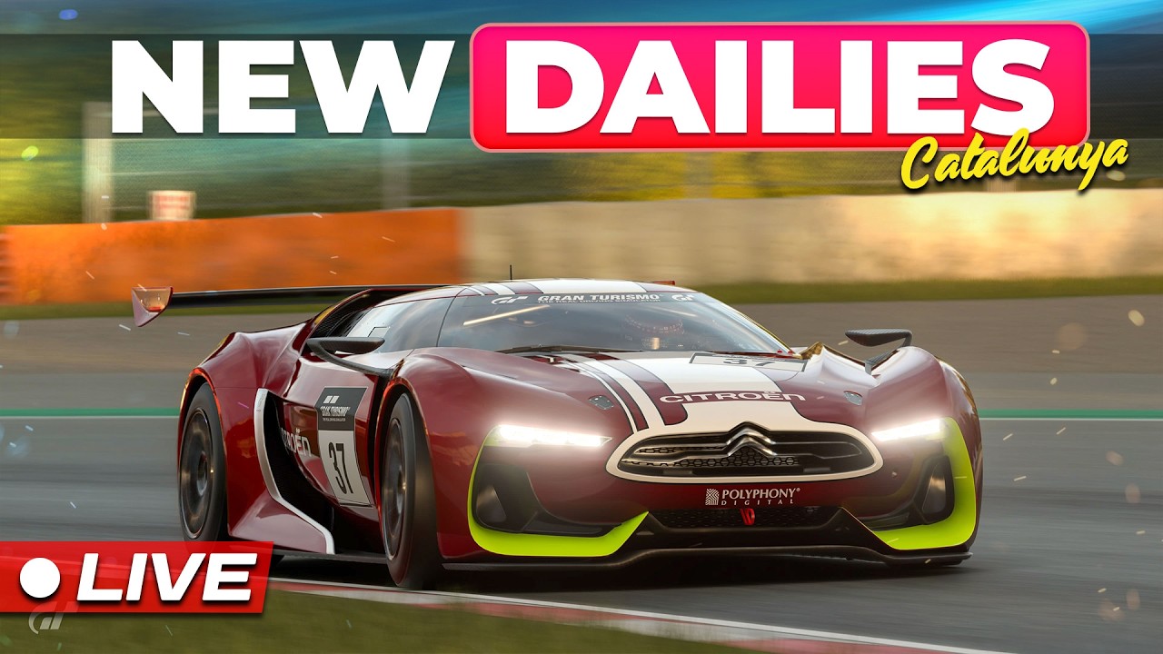 🔴 GT7 | Nowy tydzień codziennych wyścig&oacute;w &ndash; Katalonia | Na żywo 🔴