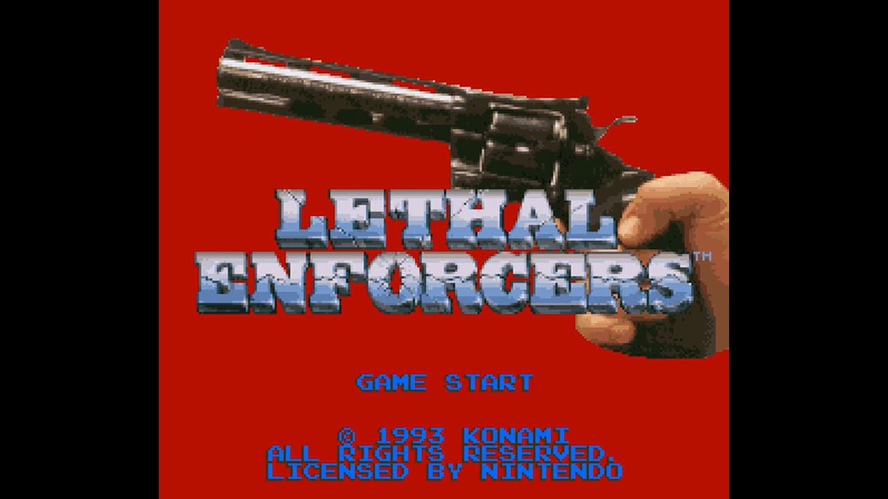 SNES Longplay [052] Lethal Enforcers (US)