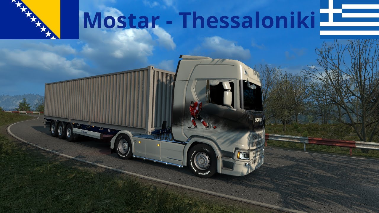 Euro Truck Simulator 2 | ProMods 2.51 | Mostar (BIH) - Thessaloniki (GR) [Timelapse]