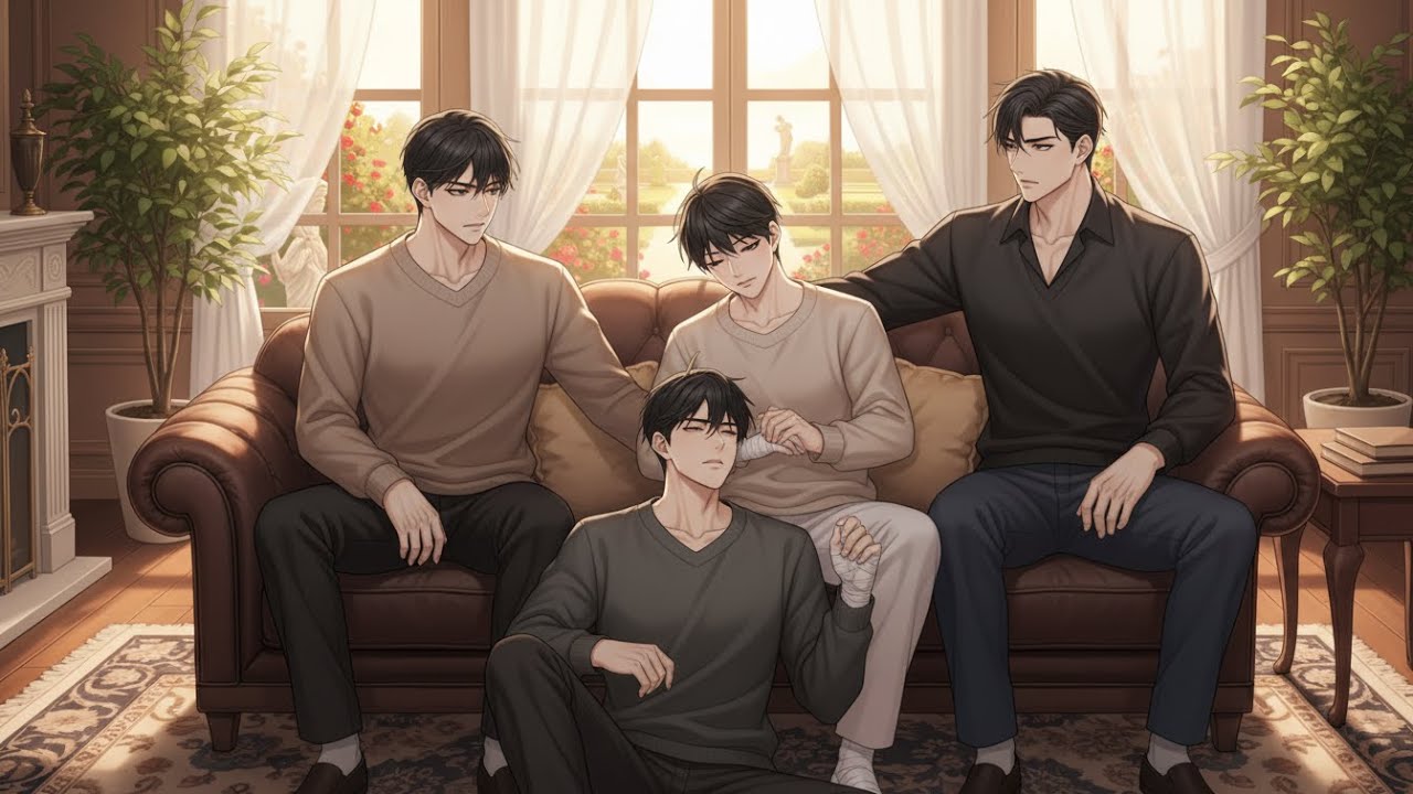 His Triplet Alpha Kings  Caught their  Gamma’s Son Crying in the Kitchen… The Truth About His Scars…