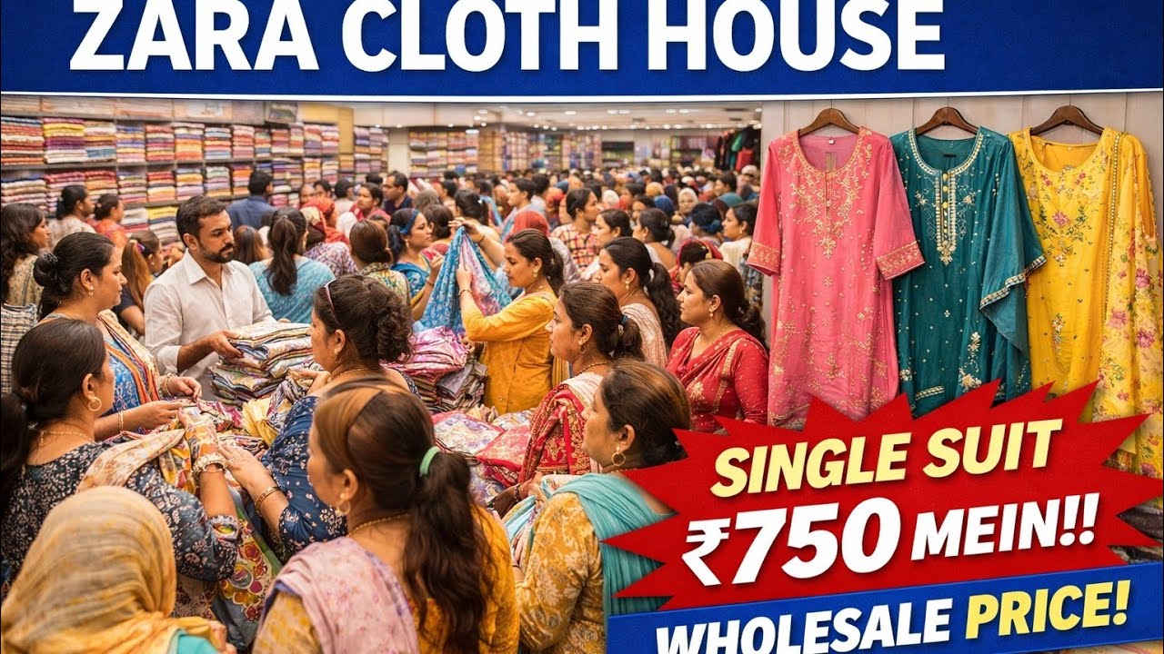 Budget Suits Collection ₹750 & ₹850 | Cotton Organza Shimmer | Zara Cloth House