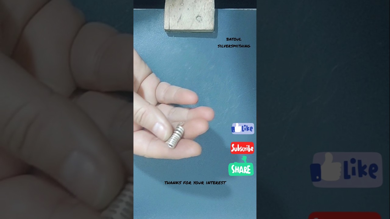 easy way to make spiral for jump rings making 