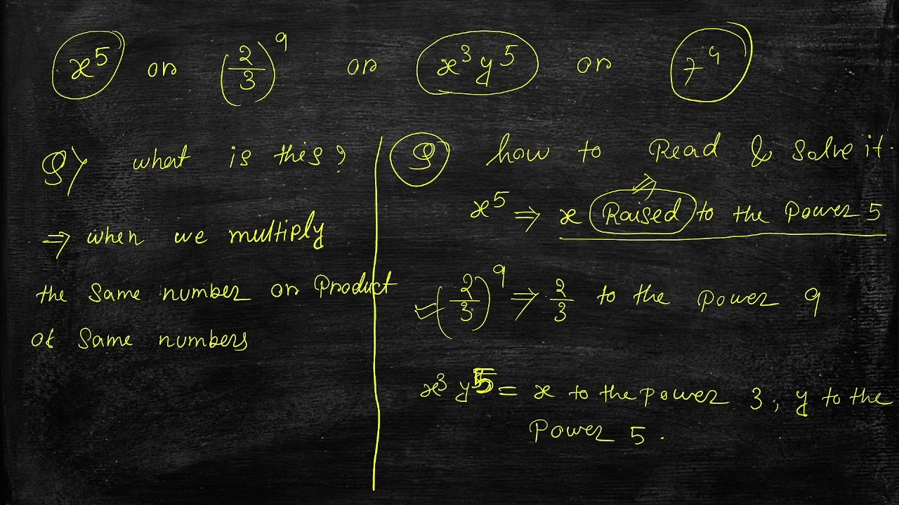 EXPONENT [part 1]| Class 7 | R S Aggarwal part #maths #rsagarwalbooksolution#mathzonee