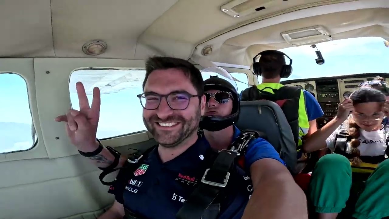 Fallschirmsprung auf Gran Canaria aus 3000 m Höhe - 17. Juli 2023 (mein erster Sprung)