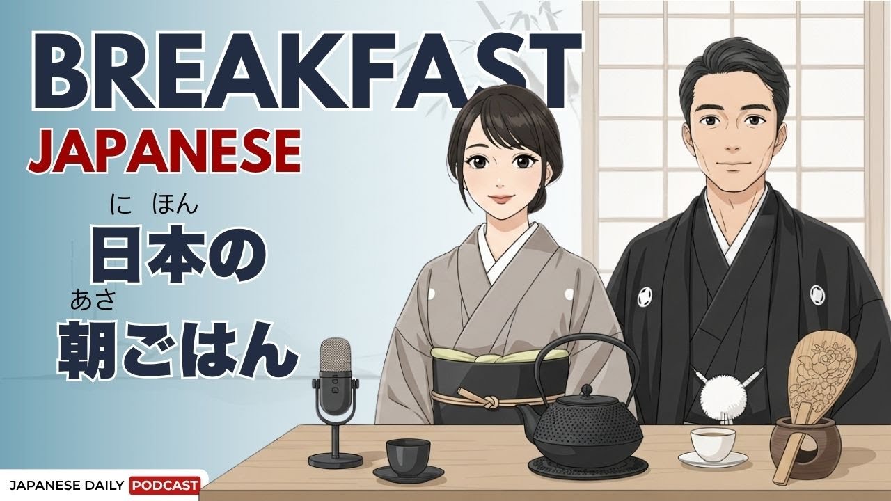 Talking About Japanese Breakfast (日本の朝ごはん) | Japanese Daily Podcast
