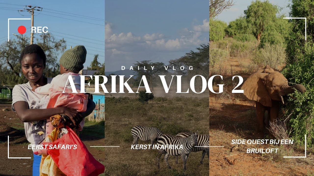 OP SAFARI, KERST IN AFRIKA & GEKKE SIDE QUEST OP EEN BRUILOFT // Afrika vlog 2