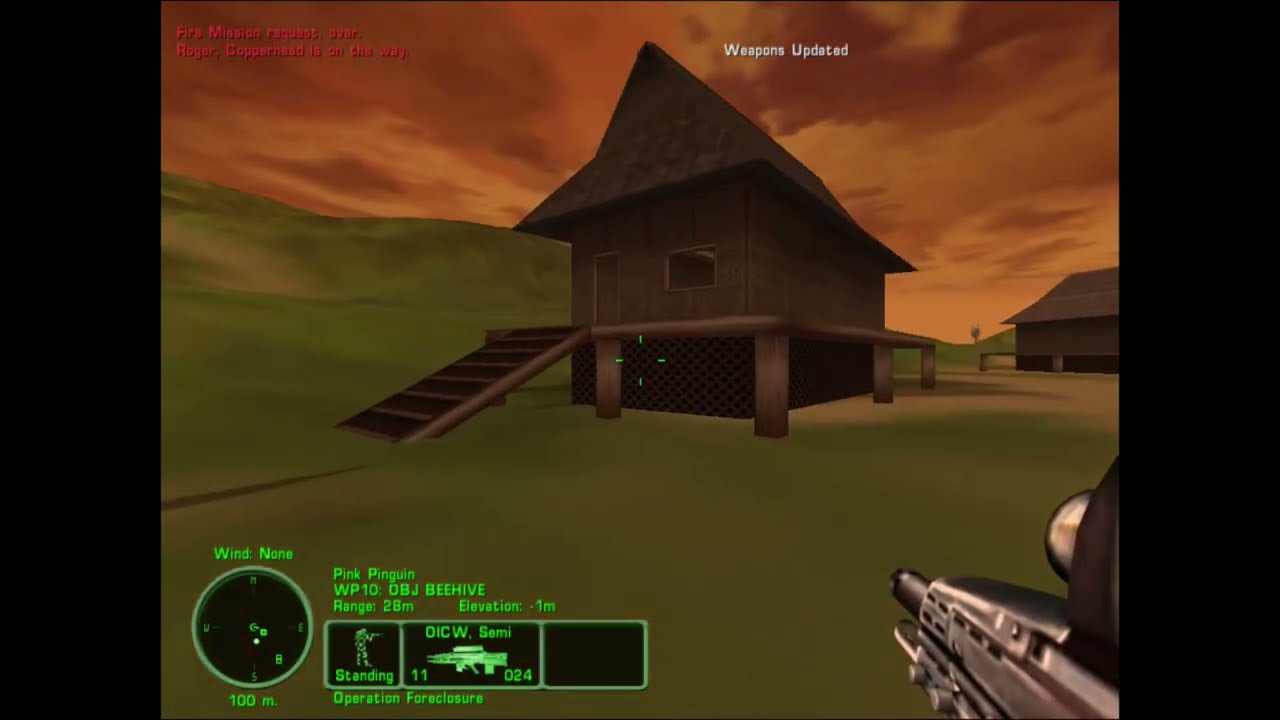 Delta Force Land Warrior - (Campaigns) #12 - Foreclosure. (No Comments) gameplay. (Fedora Linux)