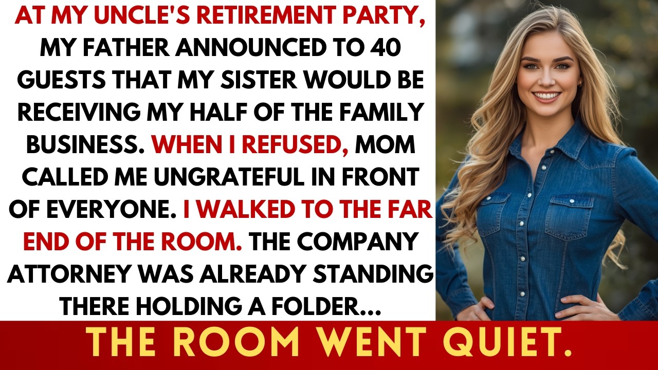 My Parents Announced My Savings Were Going to My Sister — The Attorney Cleared His Throat...